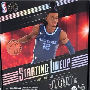 Hasbro NBA Starting Lineup Ja Morant Memphis Grizzlies Series 1 Sealed